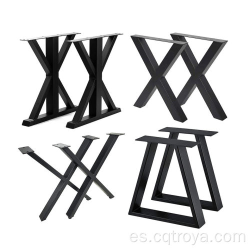 Piernas de mesa de café de la mesa de hierro fundido X